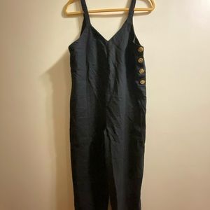 U.O Linen wide leg jumpsuit